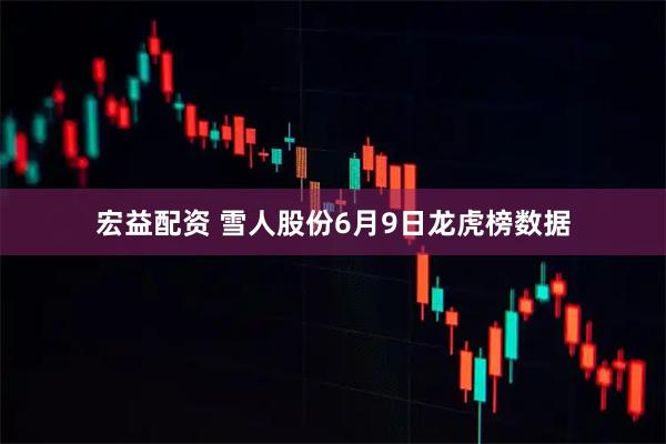 宏益配资 雪人股份6月9日龙虎榜数据