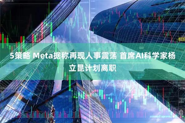 5策略 Meta据称再现人事震荡 首席AI科学家杨立昆计划离职